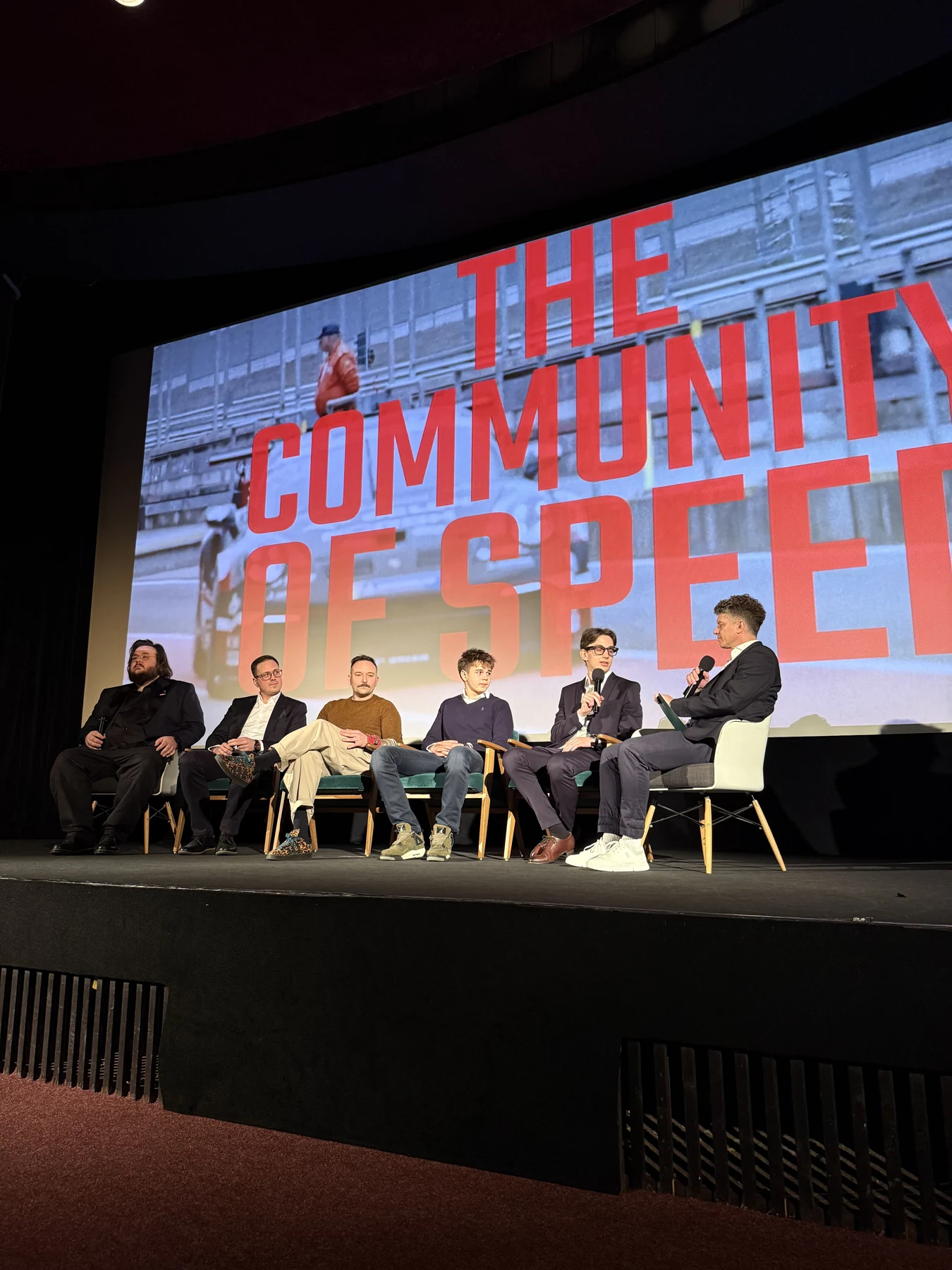 Spotkanie na scenie Kina Luna podczas premiery The Community of Speed